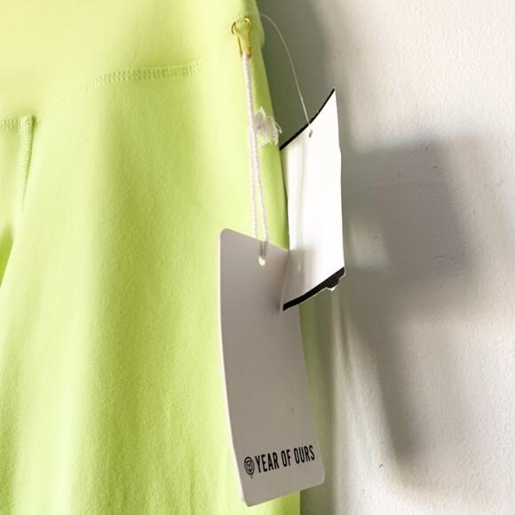 Year of ours lime green leggings NEW - Picture 9 of 10